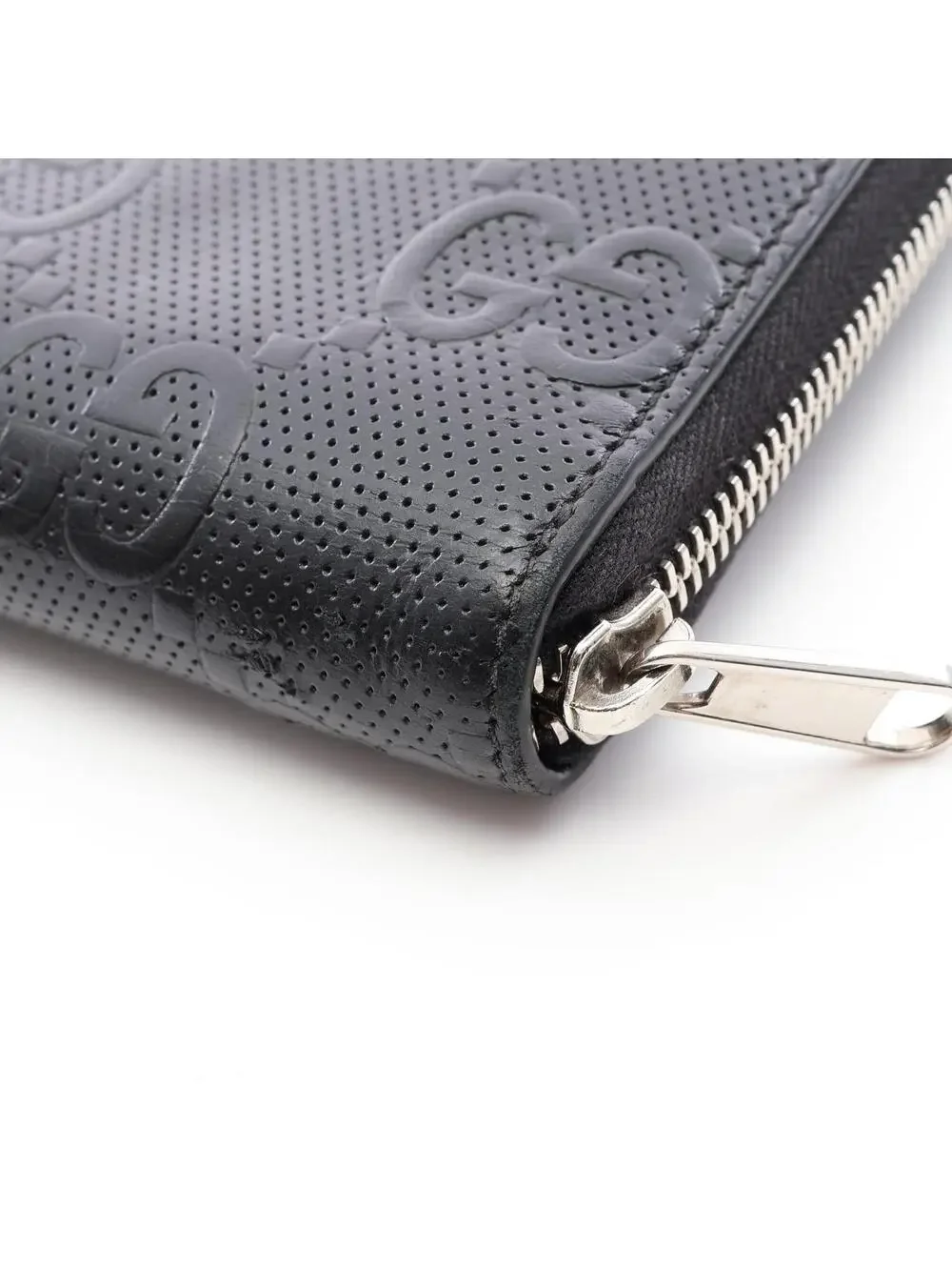 Gucci Gg Emboss Around Long Wallet #279680G39B - Picture 8 of 10